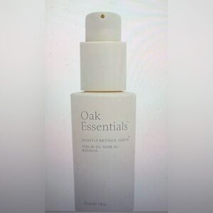 Oak Essentials Nightly Retinol Serum - White, NWTs 1 oz fine lines & wrinkles